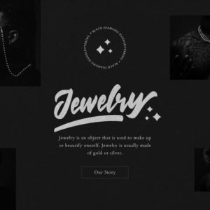 Black Diamond Handlettering Bold