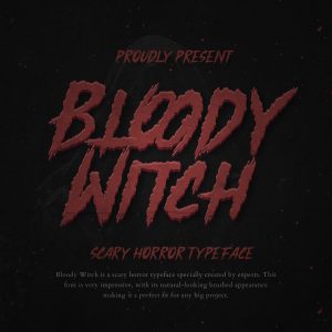 Bloody Witch Horror Instagram Font