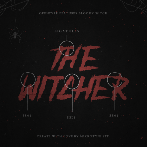 Bloody Witch Horror Instagram Font