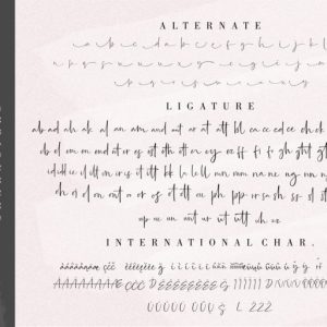 Brittanya Goldenite Stylish Handwritten