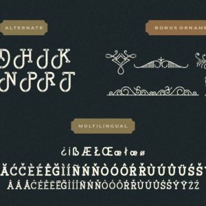 Broster Slab Typeface
