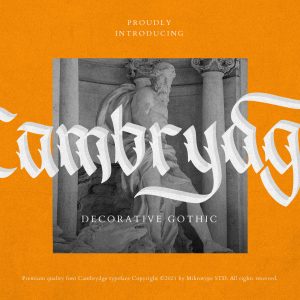 Cambrydge Gothic Advertisement Font