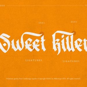 Cambrydge Gothic Advertisement Font