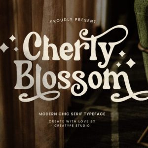 Cherly Blossom Modern Chic Serif