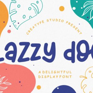 Lazzy Dog Delightful Display Typeface