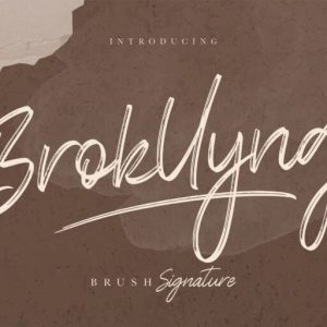 Brokllyng Brush Signature