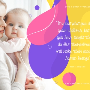 Crully Cute & Curly Typeface