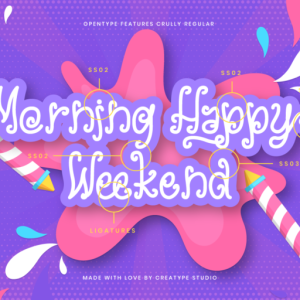 Crully Cute & Curly Typeface