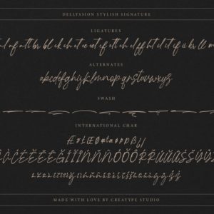 Dellyssion Stylish Signature