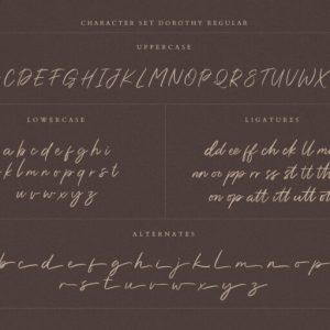 Dorothy Handwritten Script