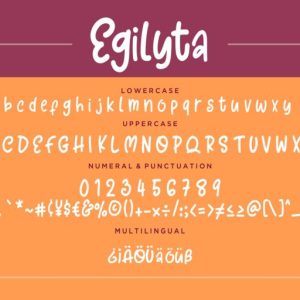 Egilyta A Little Funny Font