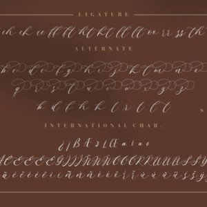 Endless Loveness Beauty Calligraphy