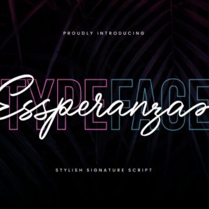 Essperanza Stylish Signature Script