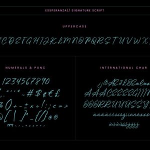 Essperanza Stylish Signature Script