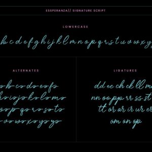 Essperanza Stylish Signature Script