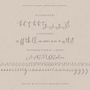 Evossry Elegant Signature