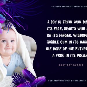 Firestor Flaming Typeface