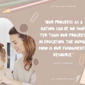 Fruiti Juicy Cut-Out Typeface