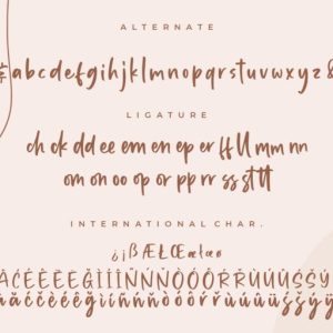 Garry Shelby Stylish Handwritten