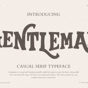 Gentleman Casual Serif