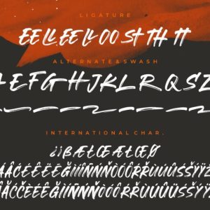 Gorock Brush Typeface