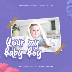 Heatware Flaming Advertisement Font