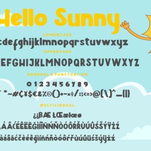 Hello Sunny Fun & Bold Typeface
