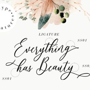 Heredittary Modern Calligraphy