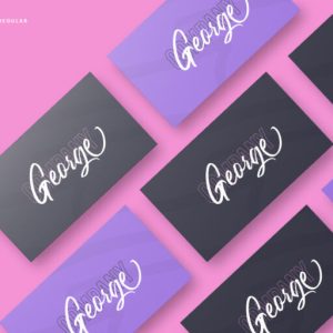 Jordan Dunk Brush Calligraphy