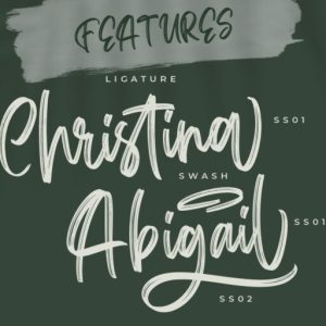 Judthing Handbrush Typeface