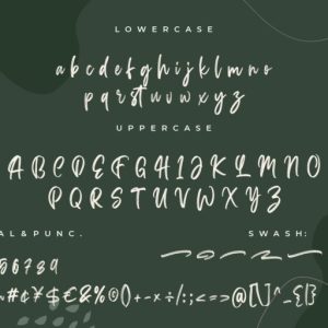 Judthing Handbrush Typeface