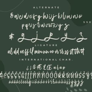 Judthing Handbrush Typeface