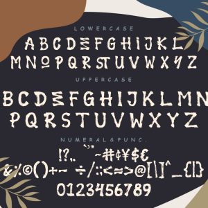 Jungle Handbrush Instagram Font