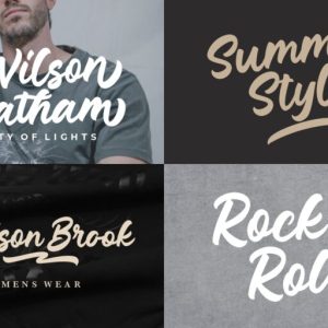 Junkies Style Bold Script