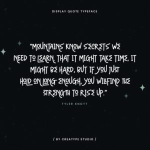 Kalemanja Display Quote