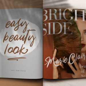 Kallina Handbrush Instagram Font