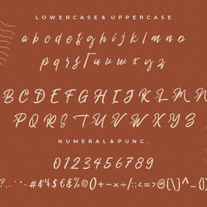 Kallina Handbrush Instagram Font