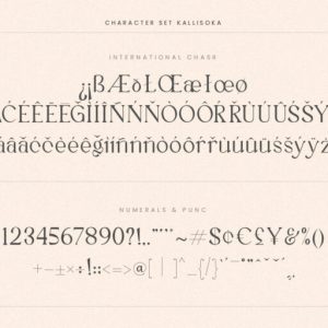 Kallisoka Modern Elegant Serif