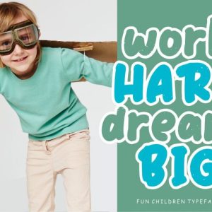 Kinderland Fun Children Typeface