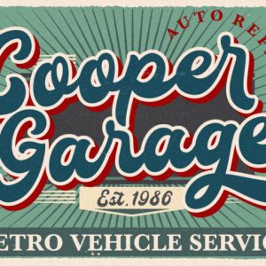 Klassik Style Retro Bold Script