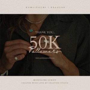 Komsiyochi Monoline Script