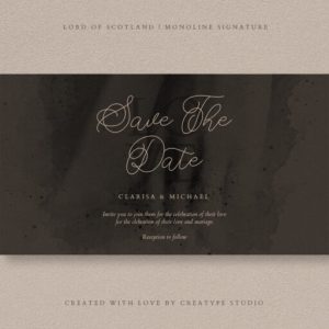 Lord of Scotland Monoline Signature