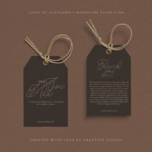 Lord of Scotland Monoline Signature