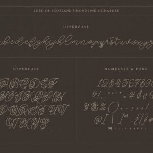 Lord of Scotland Monoline Signature
