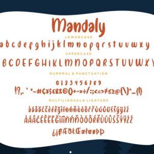 Mandaly Fun Children Typeface