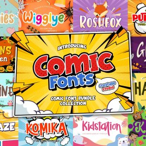 lala fonts Edition Font Bundle Preview Image