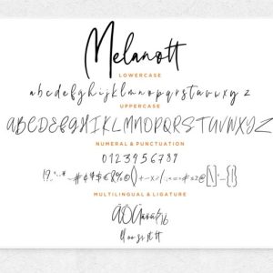 Melanott Modern Signature