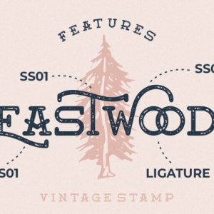 Moanster Vintage Stamp