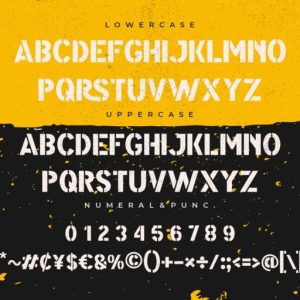 Modest Stencil Sans