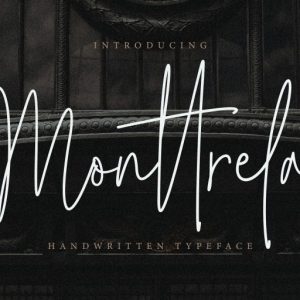 Monttrela Handwritten Font